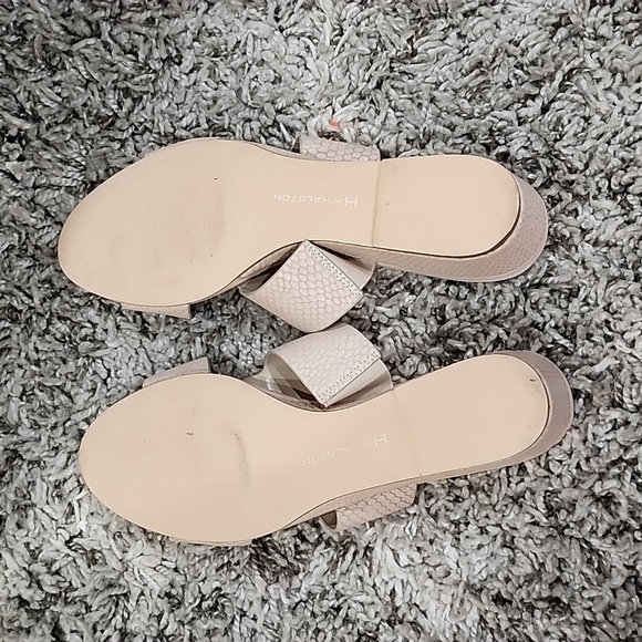 H by Halston Wedge Snake Slide Sandals - Picture 7 of 7